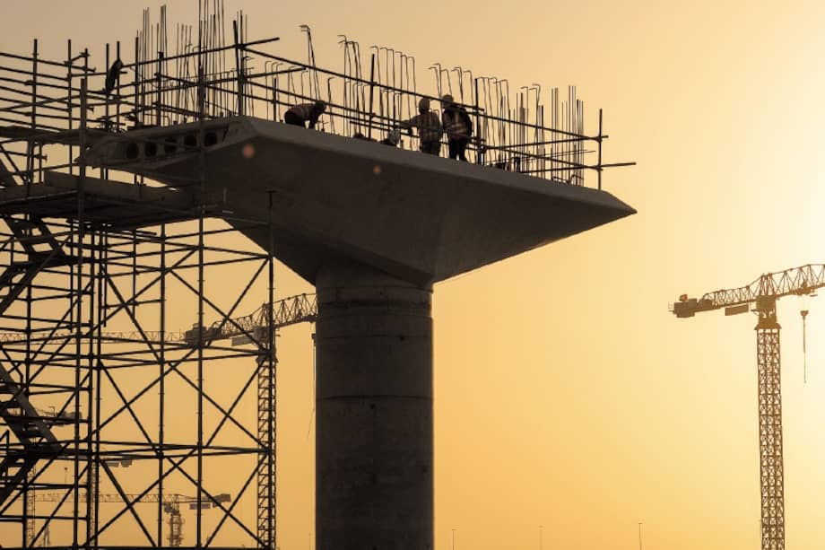 Más del 80 % de las obras en el mundo utilizan concreto como materia prima. / Bloomberg