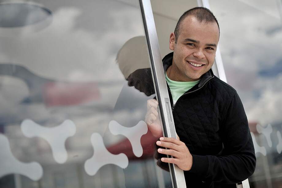 A sus 36 años, Carlos Vargas cree que la felicidad es una opción de vida. / Óscar Pérez - El Espectador