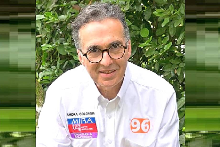 Enrique Uribe Botero, candidato al Senado por la coalición Mira-NuevoLiberalismo-Dignidad&Compromiso, quien no logró ser elegido en marzo de 2026..