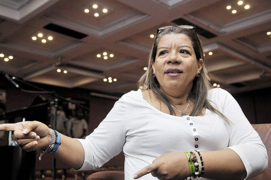 Carmen Palencia, líder de restitución de tierras y Premio Nacional de Paz, lanzó en septiembre su candidatura a la Cámara de Representantes para 2014. / Gustavo Torrijos