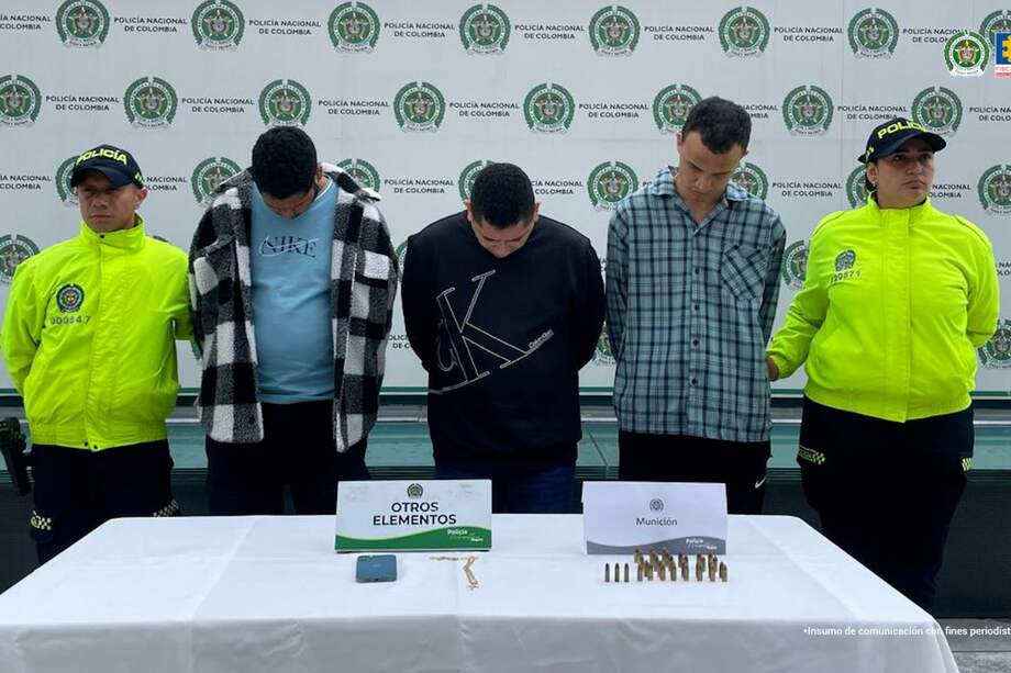 Dos de los capturados son de nacionalidad venezolana.