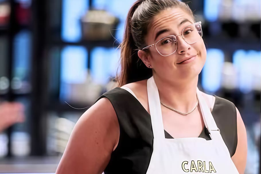 Carla Giraldo en 2021 durante su participación en 'MasterChef Celebrity Colombia'.