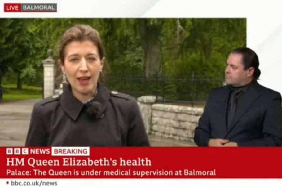 La BBC ordenó a sus periodistas a vestirse de negro por el delicado estado de salud de la reina Isabel II