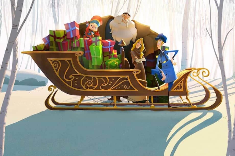 "Klaus" cuenta la historia de un joven cartero que recibe el castigo de irse a trabajar a una fría ciudad del norte, donde descubre que Papá Noel está escondido. / EFE