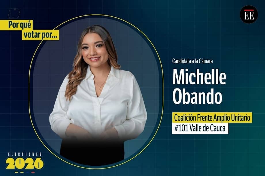 Michelle Obando es candidata a la Cámara. Va por la coalición Frente Amplio Unitario.