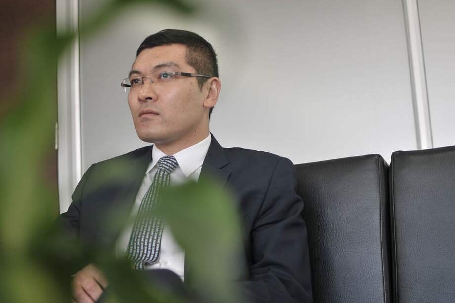 Cui Wei, gerente general de Huawei Colombia. / Cristian Garavito