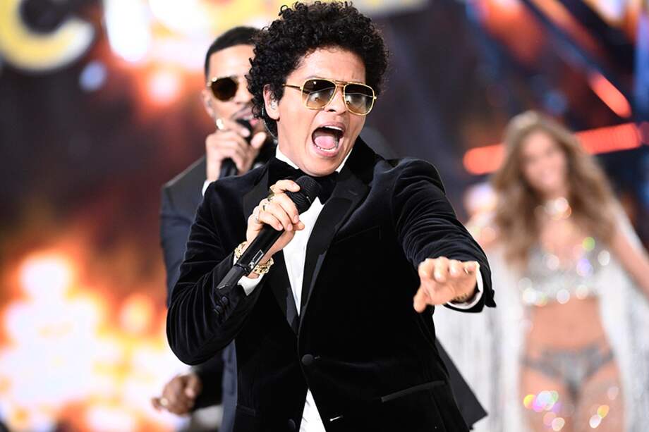 Bruno Mars se presentó en Bogotá el pasado 5 de diciembre. / AFP