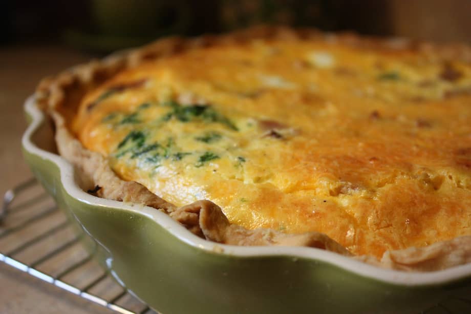 Te enseñamos a preparar un Quiche de espinaca.