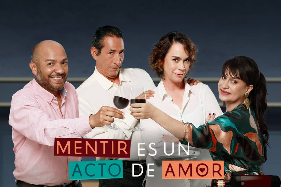 Actores obra de teatro 'La Mentira'