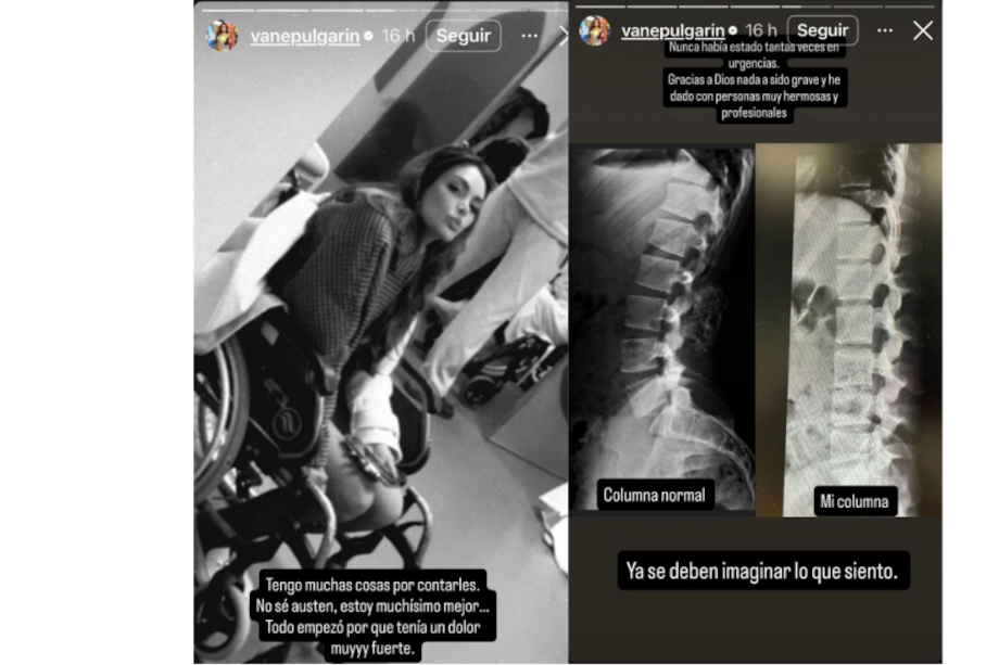 Estas fueron las publicaciones de Vanessa Pulgarín que alertaron sobre su salud.