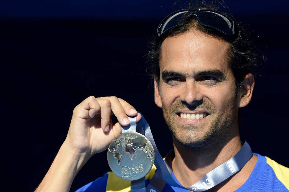 Orlando Duque, clavadista colombiano ganador del oro en el Mundial de Natación 2013.