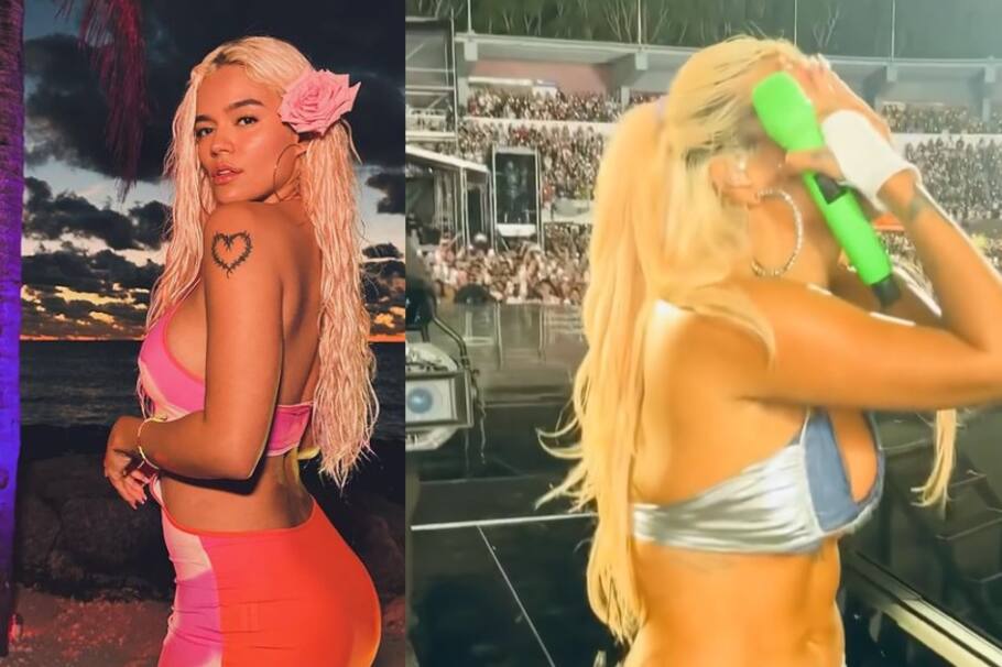 Karol G rompió en llanto en uno de sus conciertos en México. ¿Qué le pasó?