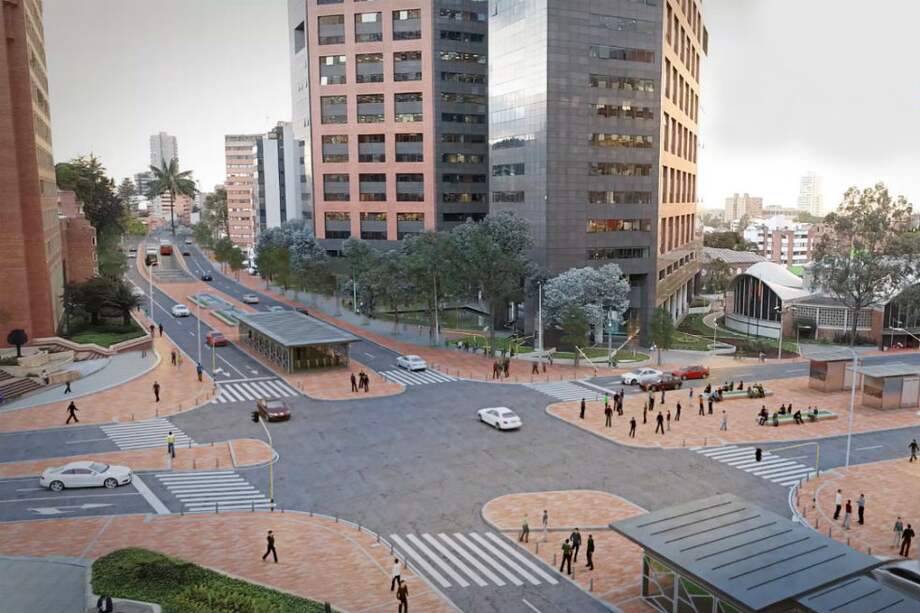 La troncal contará con un ramal en la calle 72 entre Carrera 7 y Avenida Caracas.
/ Alcaldía de Bogotá