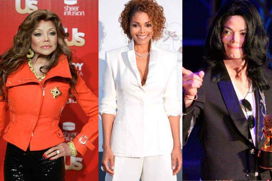 La Toya, Janet y Michael Jackson.