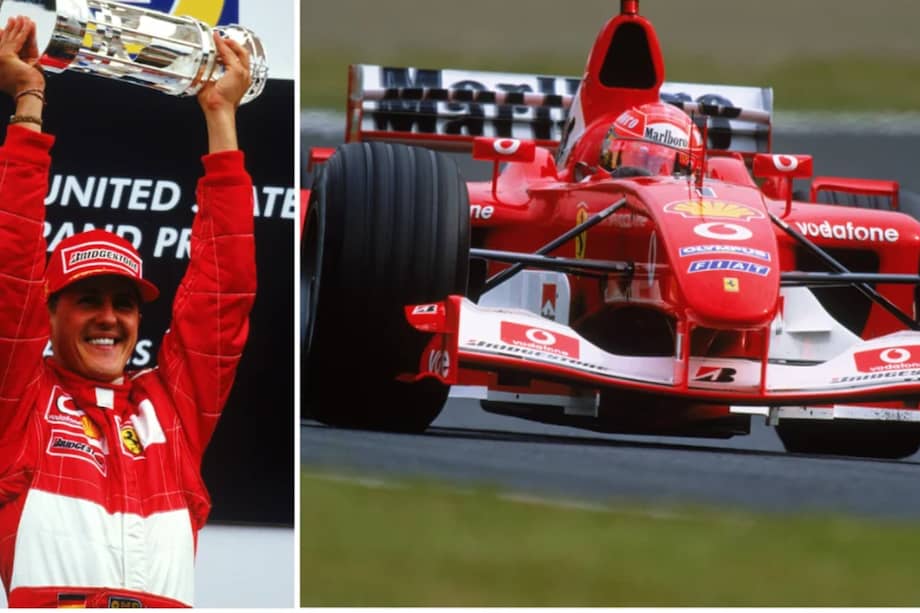 El F2003 GA Chassis 229 compitió en nueve carreras durante la temporada 2003 de F1 y llevó a Schumacher a ganar su sexto título mundial.