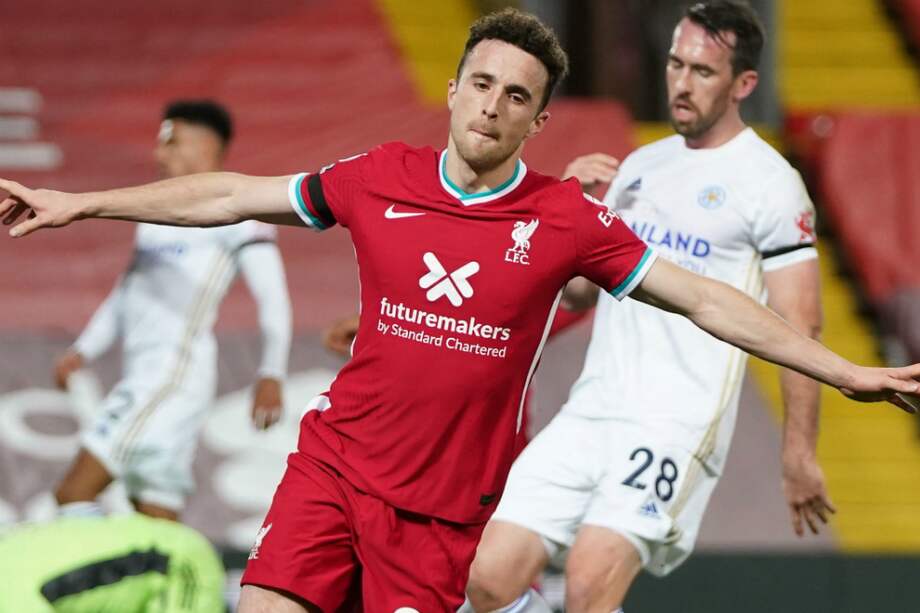 El delantero brasileño Diogo Jota, el nuevo goleador del Liverpool.
