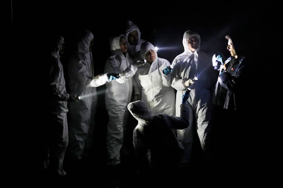 Puesta en escena de la obra “Colombian Psycho”, dirigida por Diego Barragán.