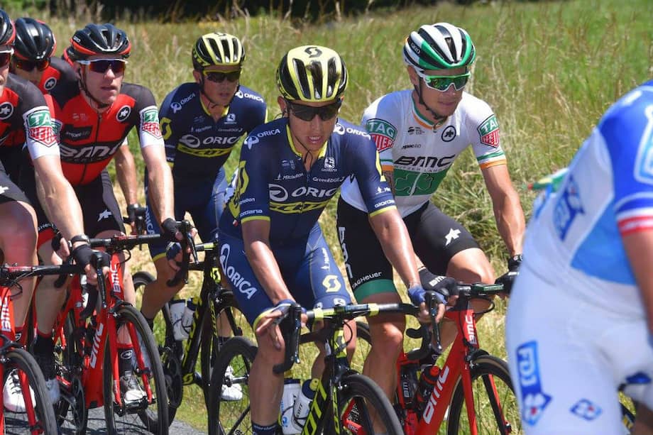 Esteban Chaves se ubica en la posición 17 en la Clasificación General de la Critérium del Daphiné. / Tim De Waele / Orica