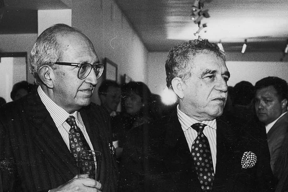 Plinio Apuleyo Mendoza junto a García Márquez, amistad de la que surgió el libro "El olor de la guayaba".