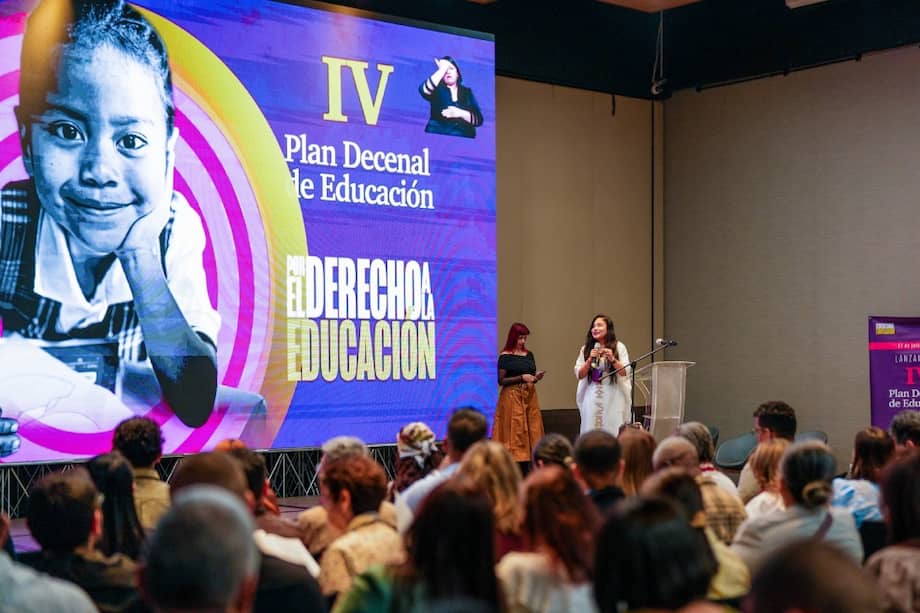 El Plan Decenal de Educación fue presentado este viernes 17 de julio en Bogotá.