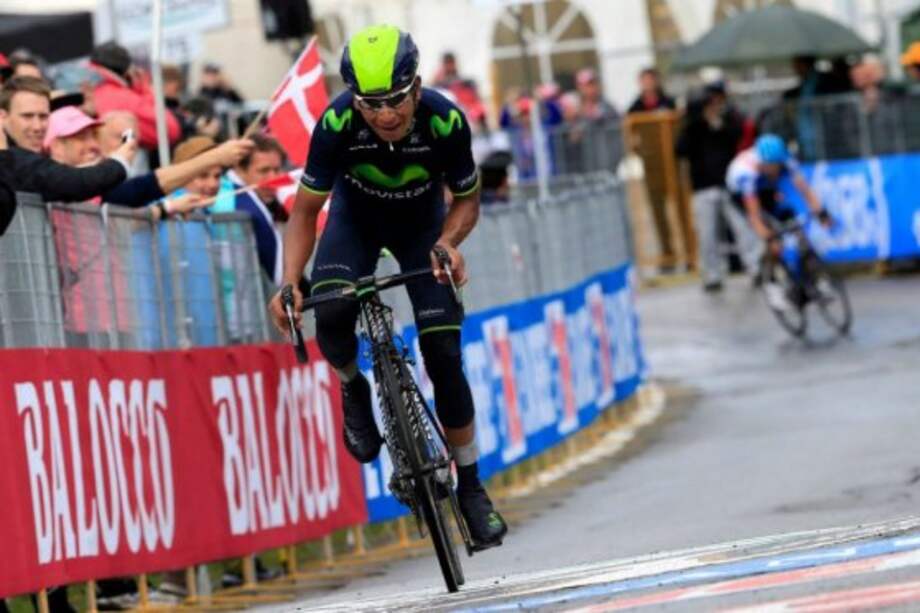 Nairo Quintana: "Tengo un golpe en el brazo pero no es nada importante"