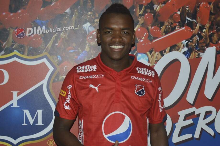 Carlos Ibargüen, delantero de Independiente Medellín. Foto: DIM Oficial