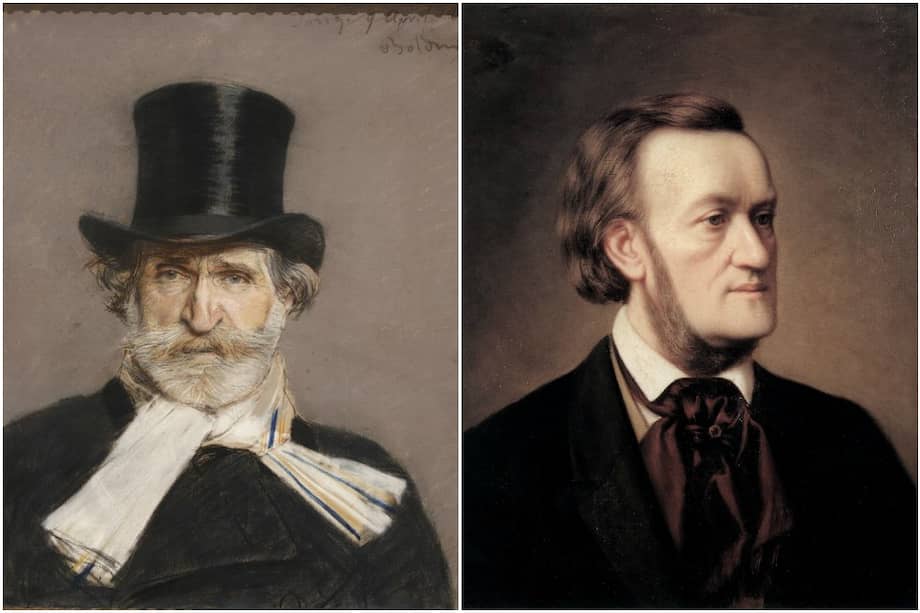 Giuseppe Verdi y Richard Wagner, dos compositores que este año cumplen 200 de nacimiento.