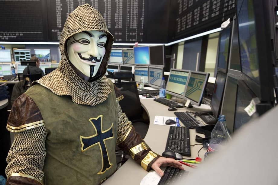 Los corredores de bolsa ya no saben con tanta precisión en dónde y qué comprar. Tanto, que hasta han llegado disfrazados a trabajar para ocultar la zozobra que los acompaña.