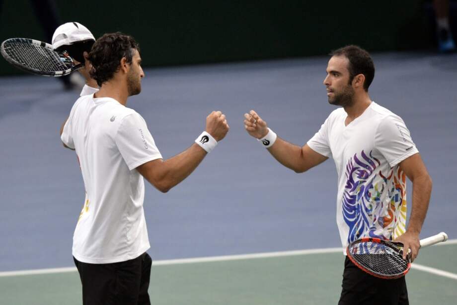Robert Farah y Juan Sebastián Cabal. / AFP