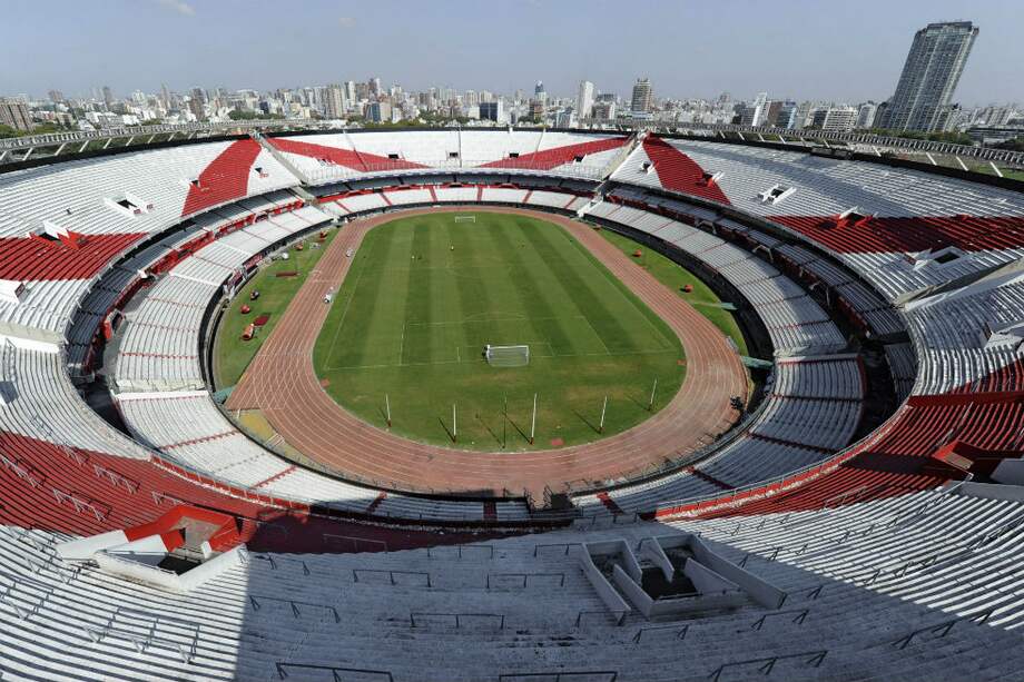 La final de la copa Libertadores se jugará este domingo en el estadio Monumental de Buenos Aires (Argentina). / AFP