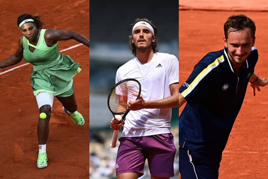 Williams, Tsitsipás y Medvedev fueron los protagonistas de la jornada del domingo.