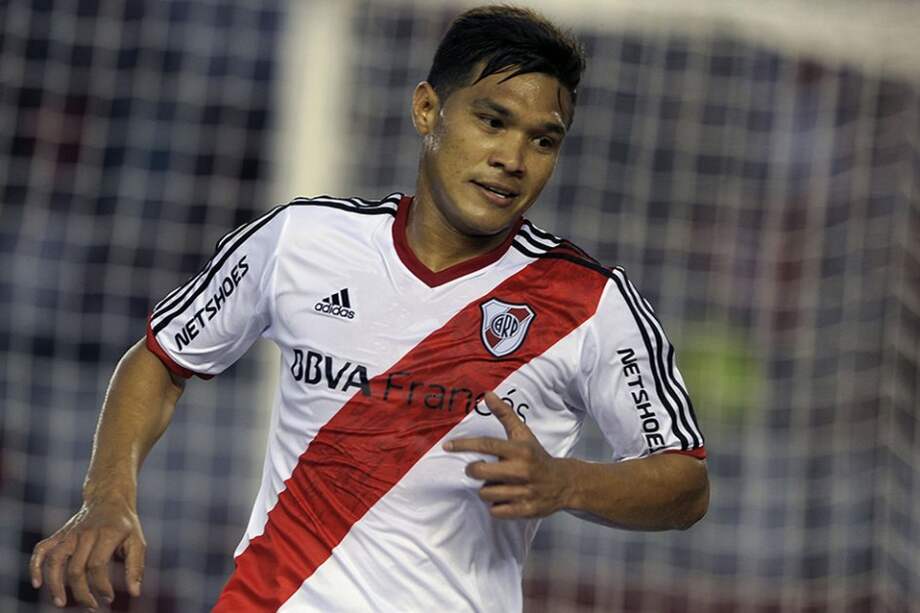 Teófilo Gutiérrez, delantero de River Plate. Foto: AFP