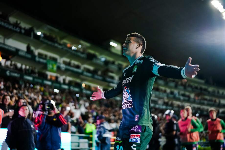 El volante colombiano James Rodríguez volvió a ser figura con el León, en la Liga MX.