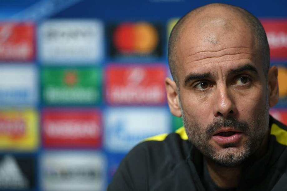 Pep Guardiola, entrenador del Manchester City. / AFP