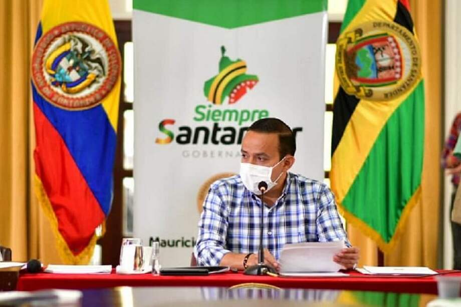 El Gobernador de Santander, Mauricio Aguilar anunció que las fronteras del departamento seguirán cerradas hasta el 31 de junio. / Tomado de @MAguilarHurtado