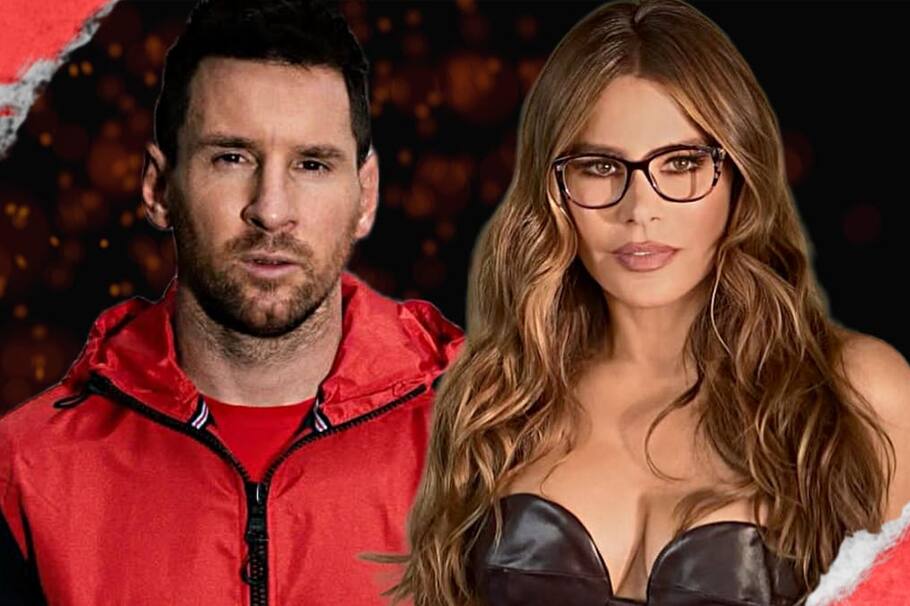 Lionel Messi y Sofía Vergara