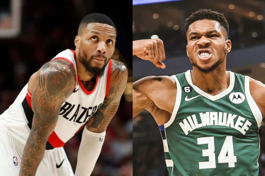 Lillard (izq.) abandona Portland para jugar en Milwaukee.