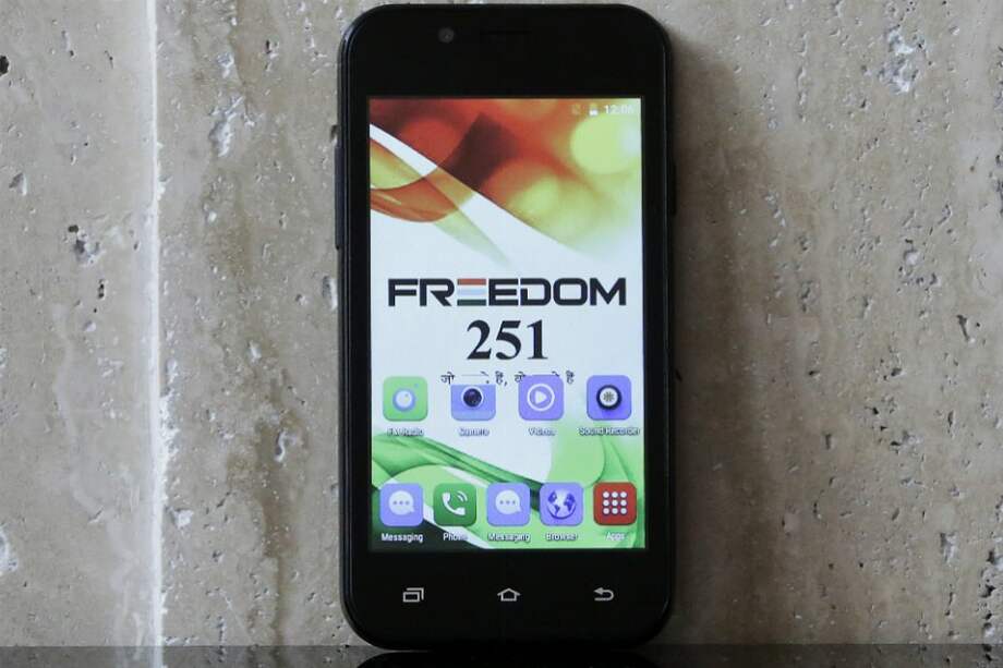 Una empresa india poco conocida, Ringing Bells Pvt, empezará a distribuir el Freedom 251. / Bloomberg News