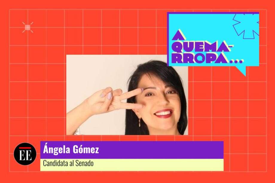 Ángela Gómez es candidata al Senado por el partido Fuerza Ciudadana. Tiene el número 22 en el tarjetón.