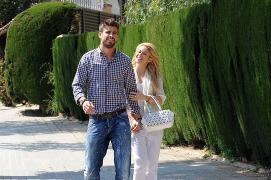 Shakira y Piqué de romance por Barcelona
