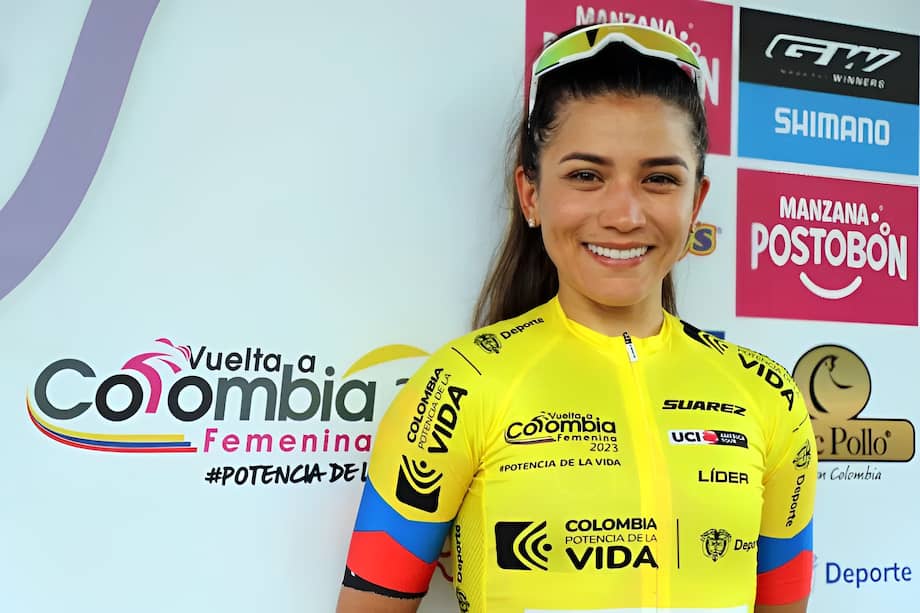 Lilibeth Chacón, ganadora de la Vuelta a Colombia Femenina 2023.
