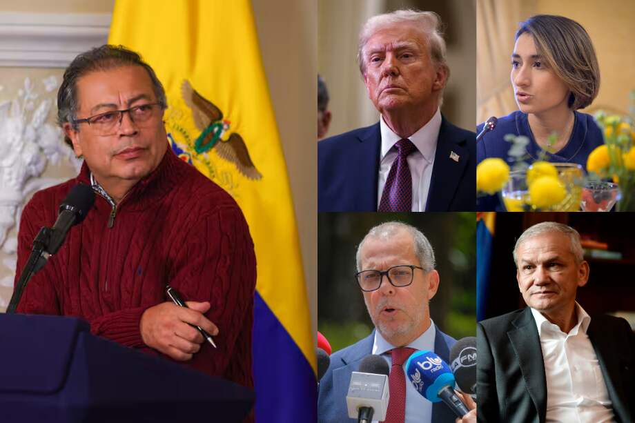 Gustavo Petro, Donald Trump, Laura Sarabia, Alfredo Saade y Carlos Ramón González fueron parte de los protagonistas de una de las semanas más convulsionadas tras cerca de tres años del Gobierno del progresismo.