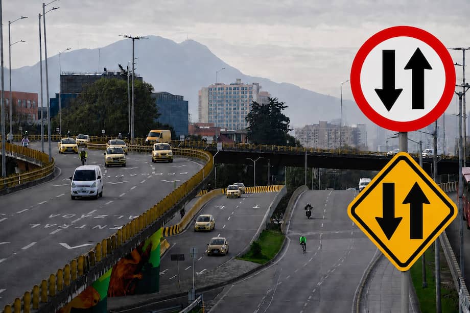 No respetar la advertencia de circulación en doble sentido puede derivar en conductas sancionables por las autoridades de tránsito.