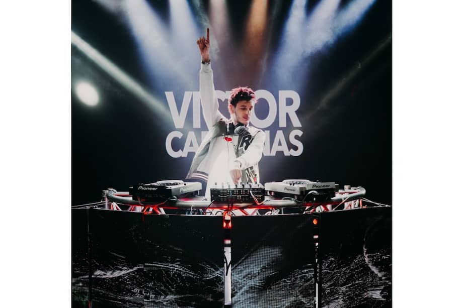 El DJ colombiano Víctor Cárdenas.