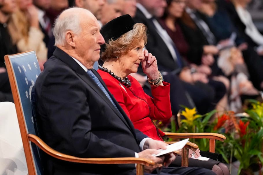 Rey Harald V y la reina Sonia, de Noruega.
