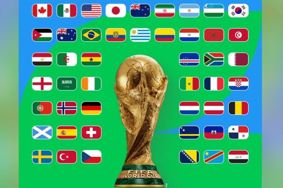 Estos son los 48 países que lograron su cupo al Mundial de 2026.