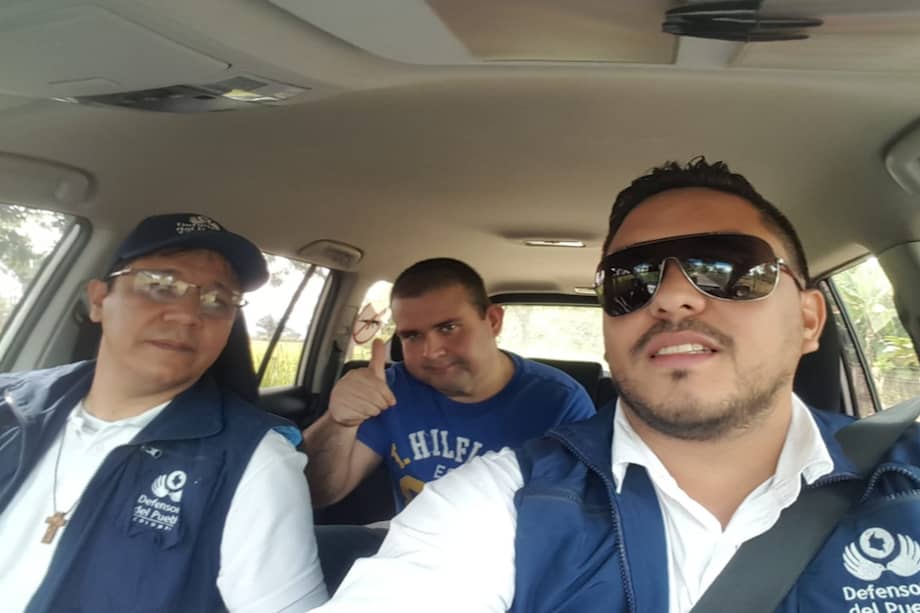 Leonardo Ataya fue secuestrado por el Eln el 28 de marzo de este año. / Cortesía Defensoría del Pueblo