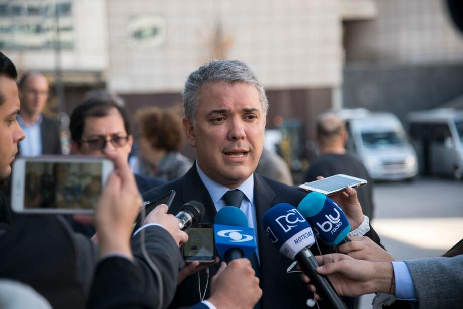 El anuncio de las capturas fue hecho por el presidente Iván Duque Márquez. / SIG