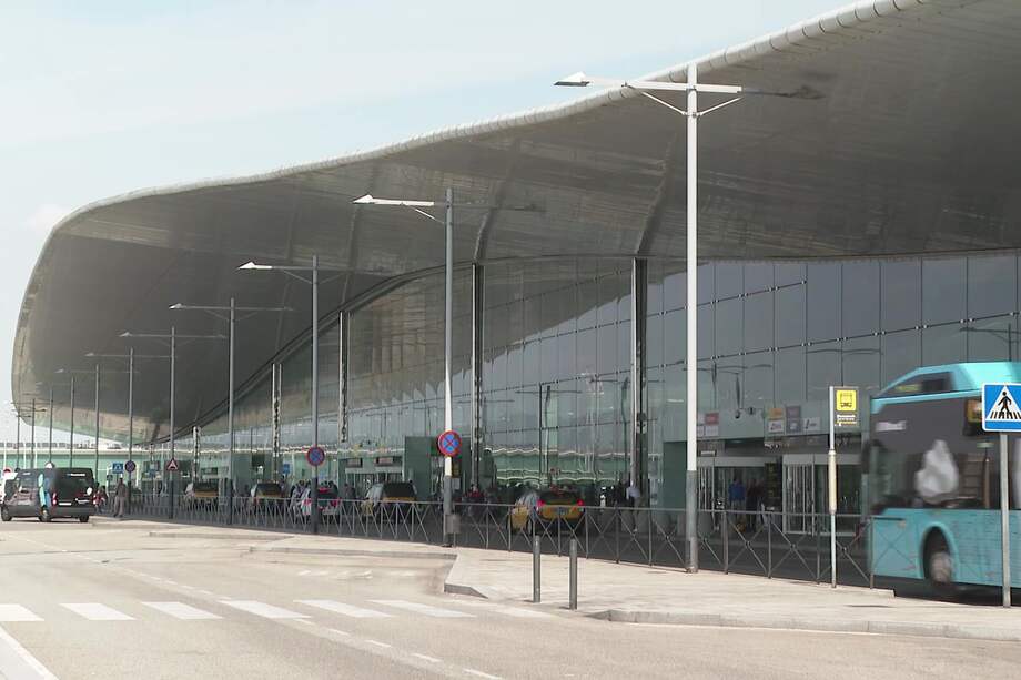 Aeropuerto El Prat en Barcelona, España.