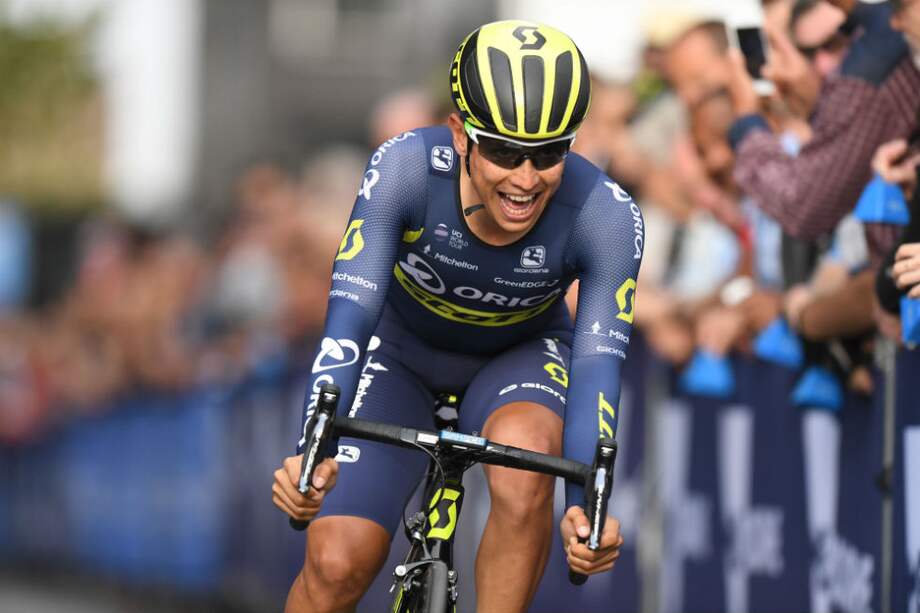Esteban Chaves no corrió la CRI del Campeonato Nacional. / AFP